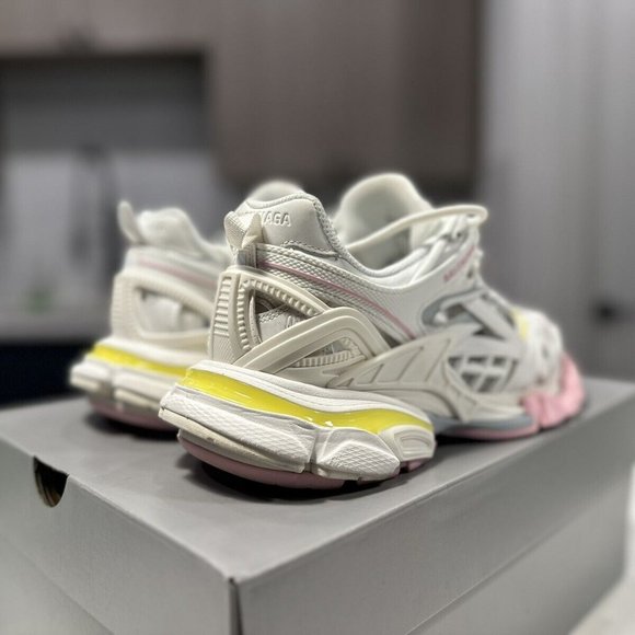 Size 9 - Balenciaga Track.2 White Light Yellow 2022 39 EUR - Picture 5 of 7